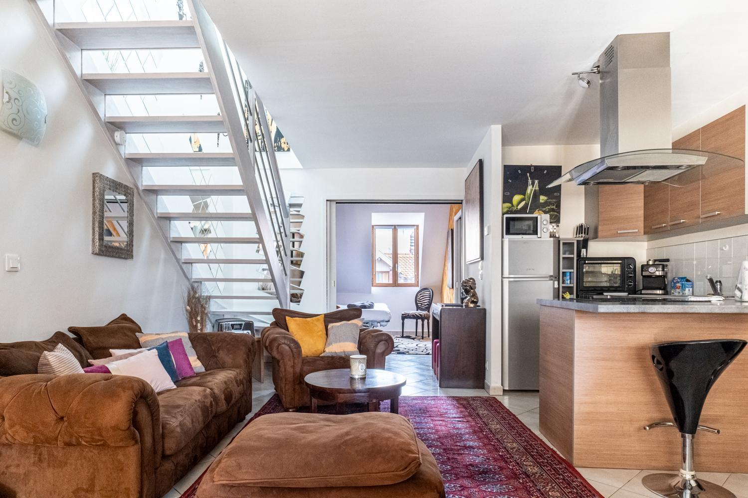 Carnot Duplex, Spacieux 3 Pieces Avec 2 Chambres Sur Les Rue Pietonnes Annecy Luaran gambar