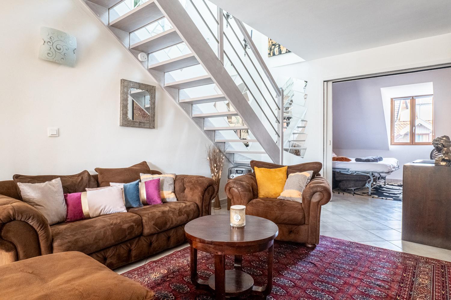 Carnot Duplex, Spacieux 3 Pieces Avec 2 Chambres Sur Les Rue Pietonnes Annecy Luaran gambar
